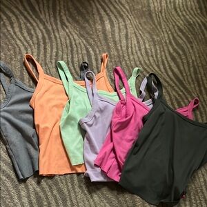 No Boundaries Women's Crop Tops - Gray, Orange, Mint, Lavender, Pink, Black